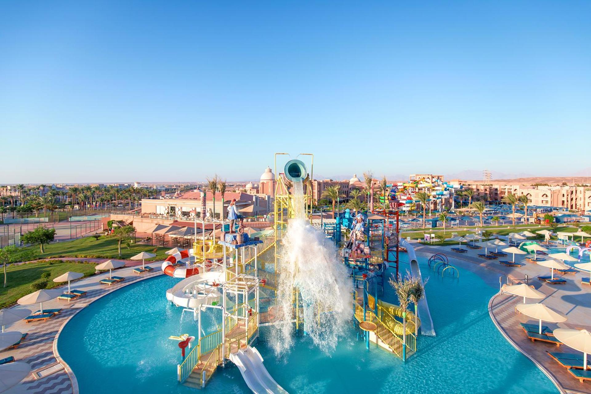 Pickalbatros Aqua Blu Resort - Hurghada Bagian luar foto