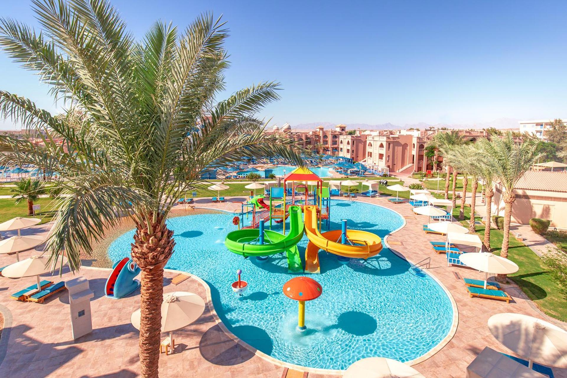 Pickalbatros Aqua Blu Resort - Hurghada Bagian luar foto