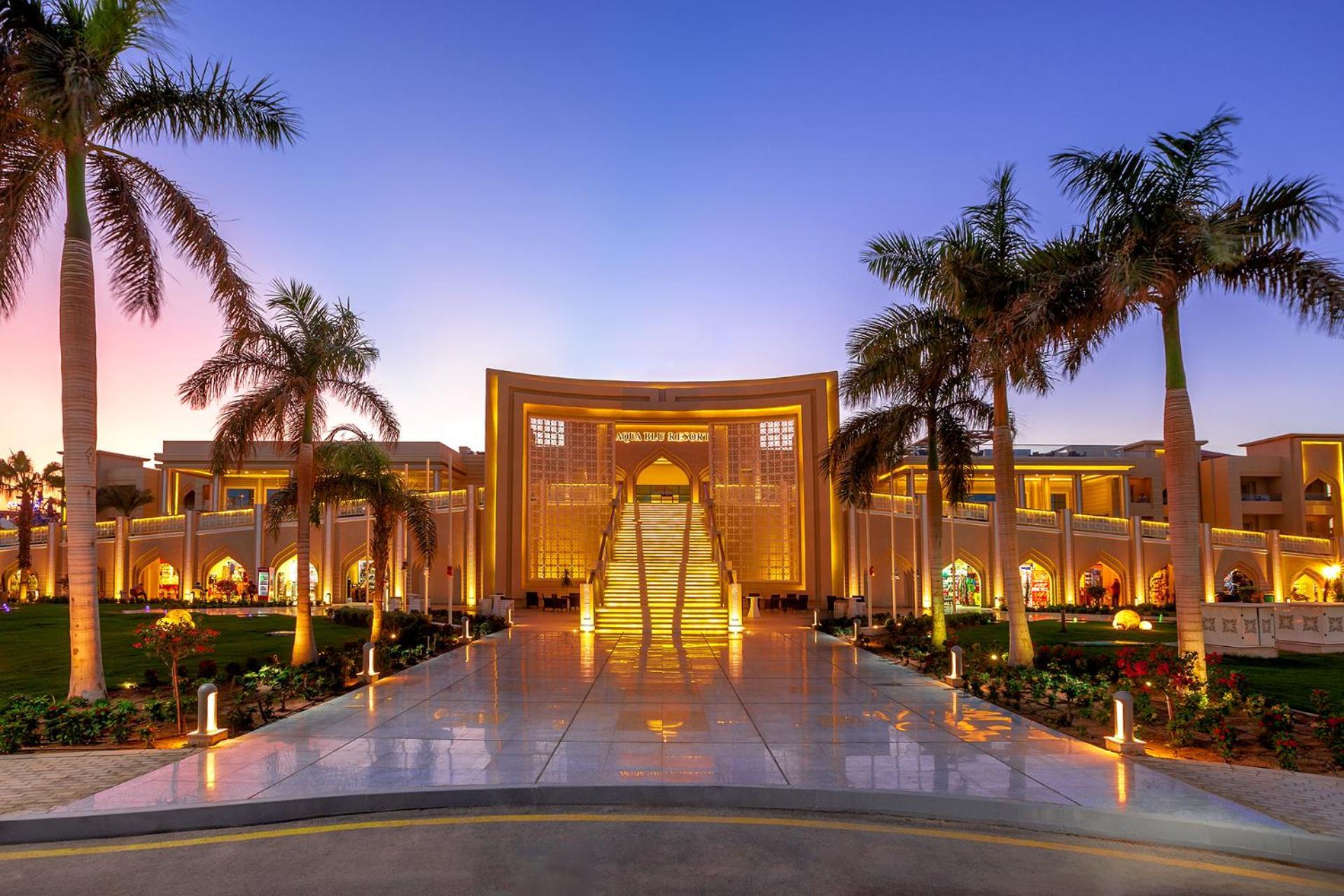 Pickalbatros Aqua Blu Resort - Hurghada Bagian luar foto