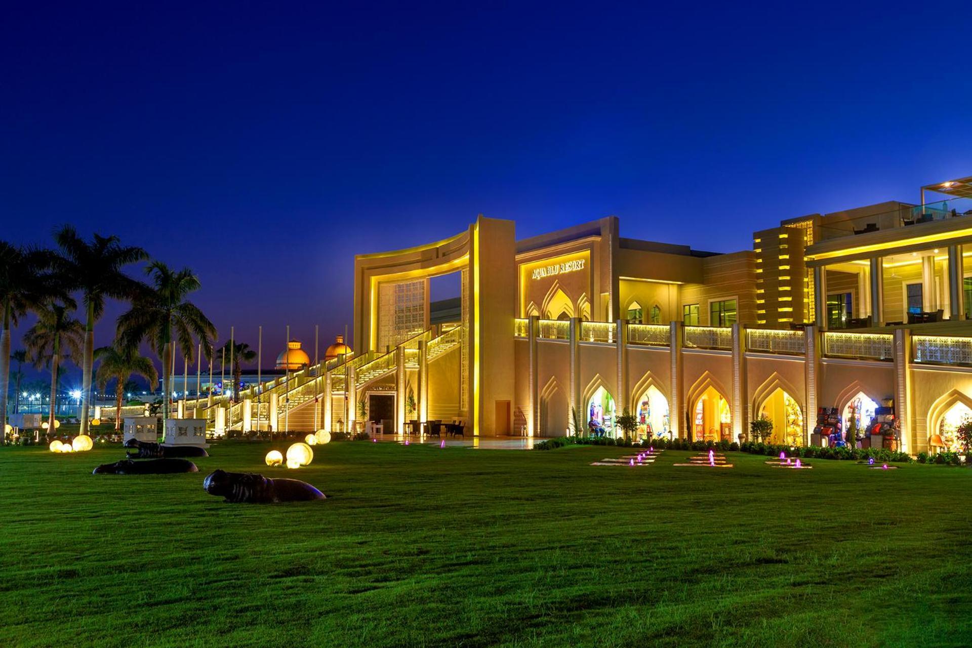 Pickalbatros Aqua Blu Resort - Hurghada Bagian luar foto