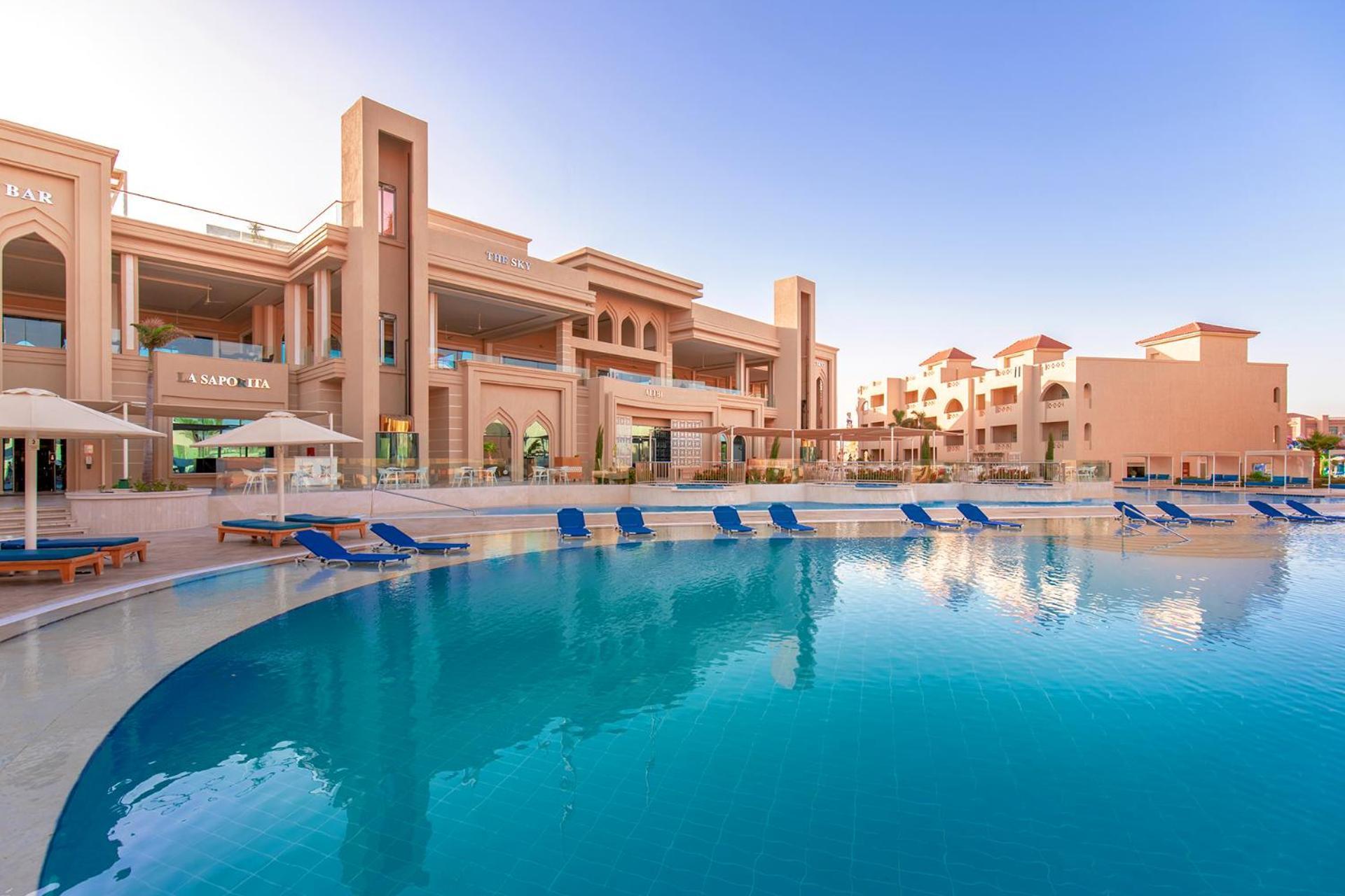 Pickalbatros Aqua Blu Resort - Hurghada Bagian luar foto