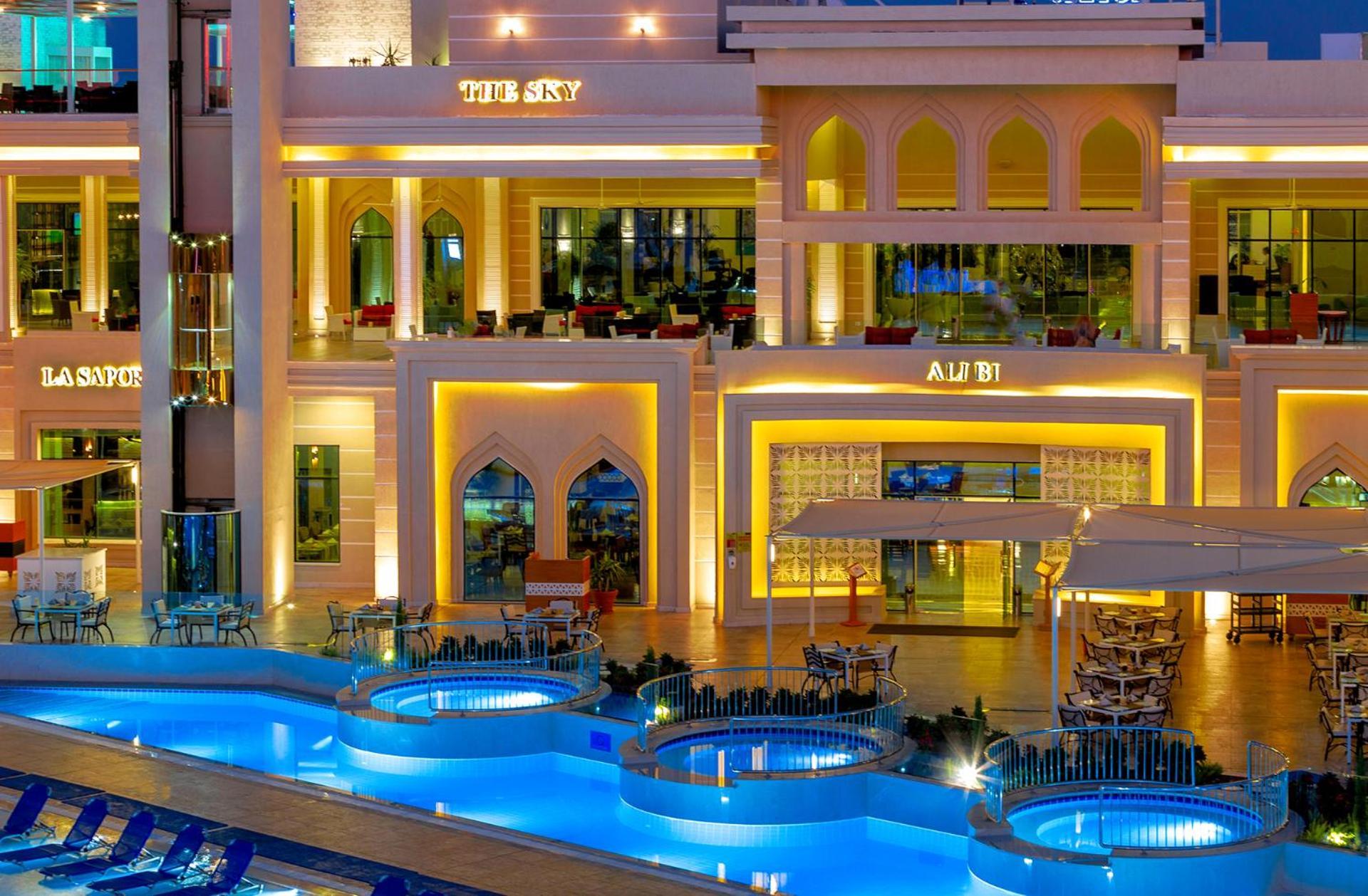 Pickalbatros Aqua Blu Resort - Hurghada Bagian luar foto