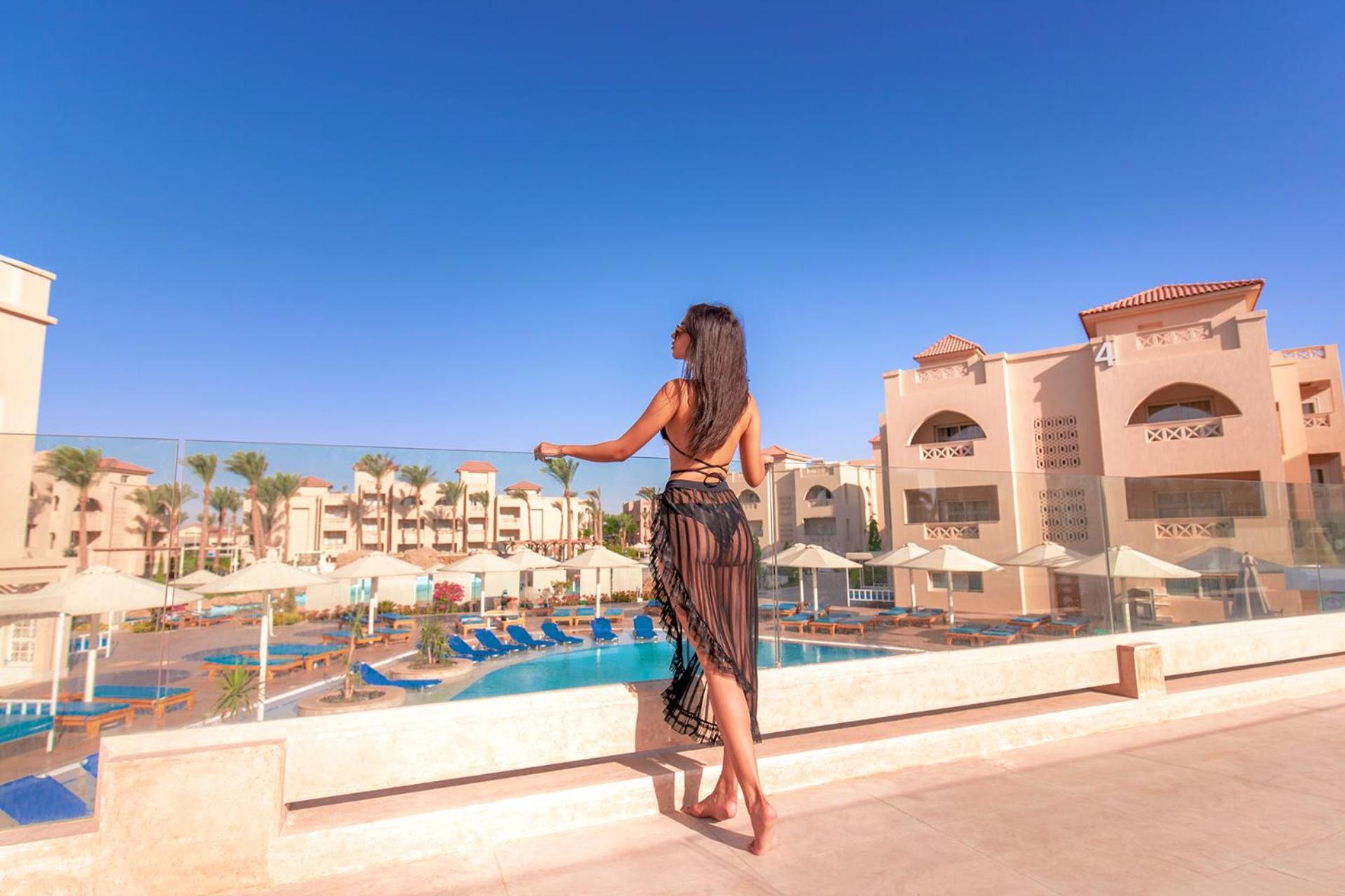 Pickalbatros Aqua Blu Resort - Hurghada Bagian luar foto