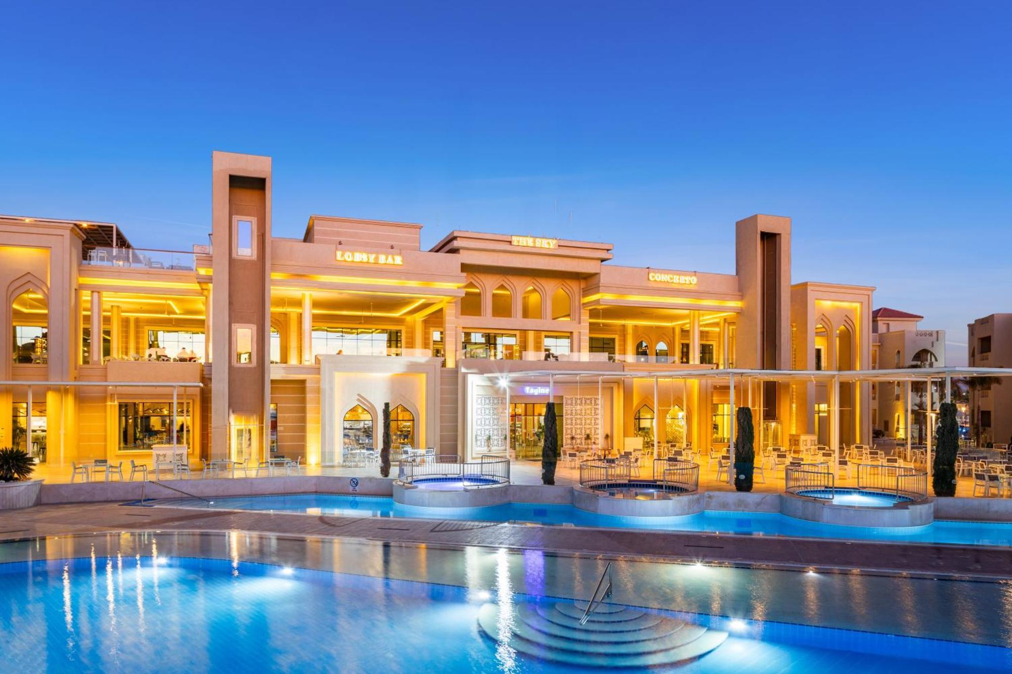 Pickalbatros Aqua Blu Resort - Hurghada Bagian luar foto