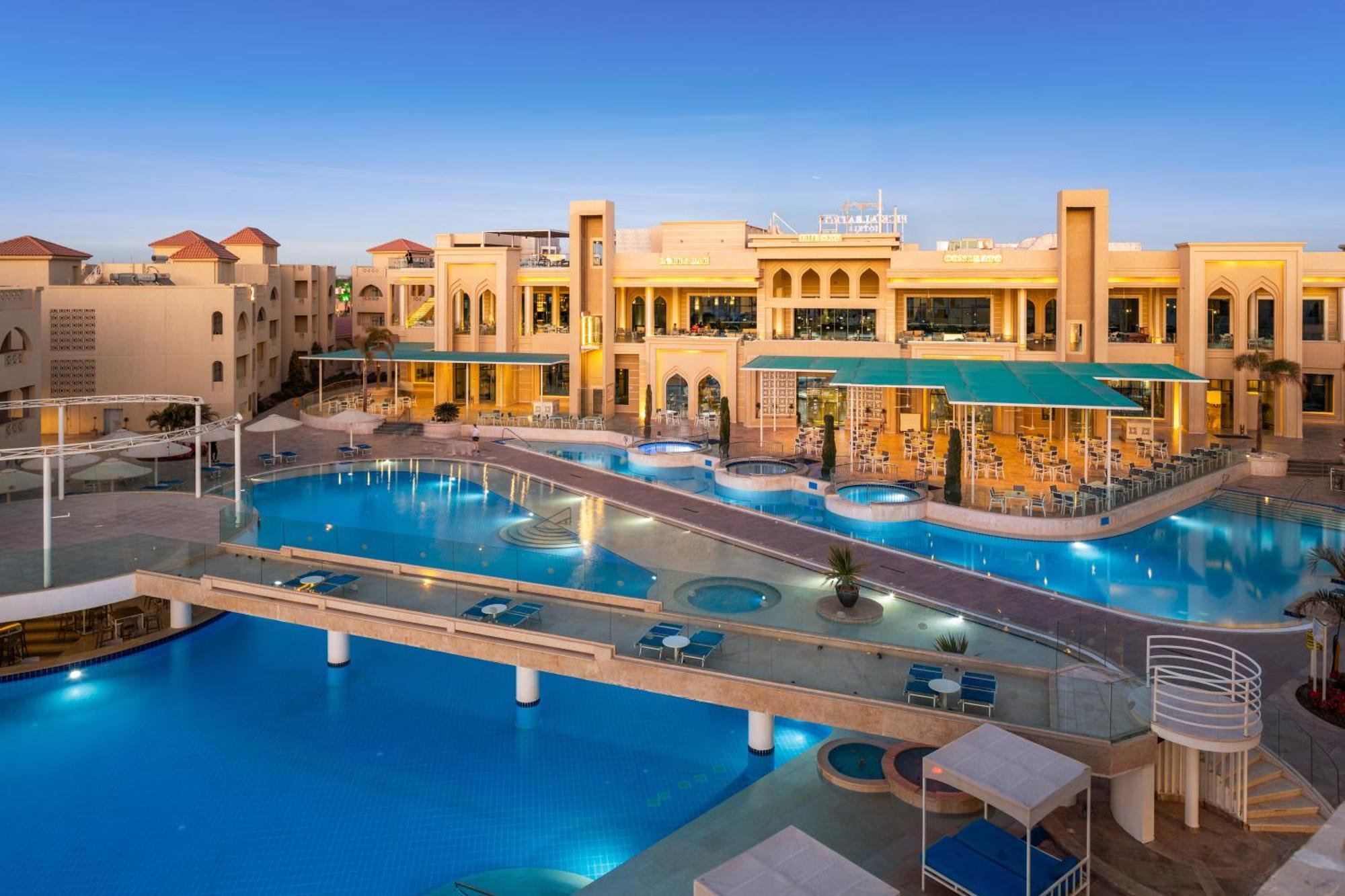 Pickalbatros Aqua Blu Resort - Hurghada Bagian luar foto